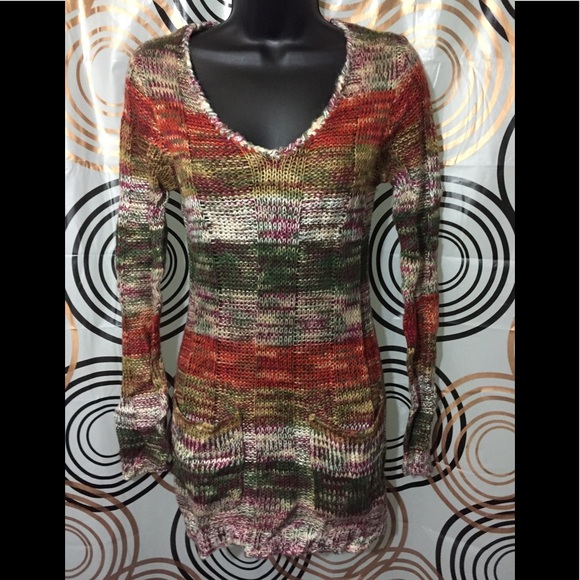 Ultra Flirt Sweater Dress Sz M 